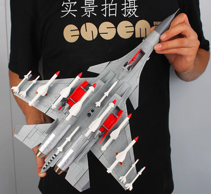 1:48 46CM PLA J-15 Flying Shark Shipborne Fighter Plane Diecast Aircraft Model