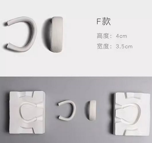 Pottery Tools Ceramics Plaster Gypsum Moulds DIY Clay Coffee Cups Handle Shapers