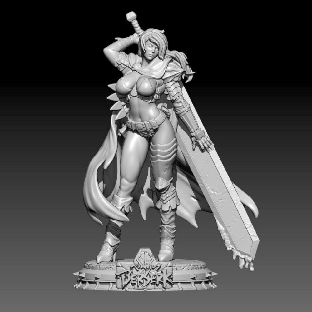 1/24 resin figure model Game Character Female Gus Guts Unassembled Unpainted