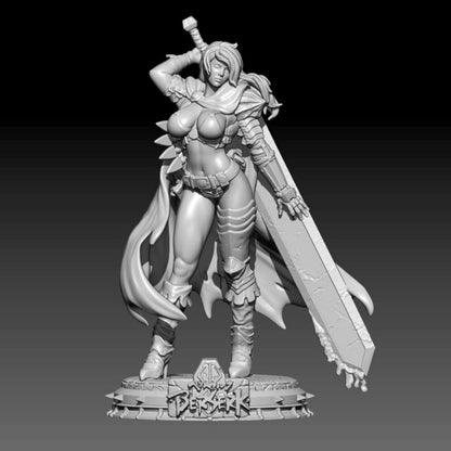 1/24 resin figure model Game Character Female Gus Guts Unassembled Unpainted
