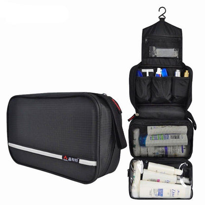 Waterproof Travel Toiletry Makeup Bag Foldable Ladies Shower Bag Hook 24*16*8 CM