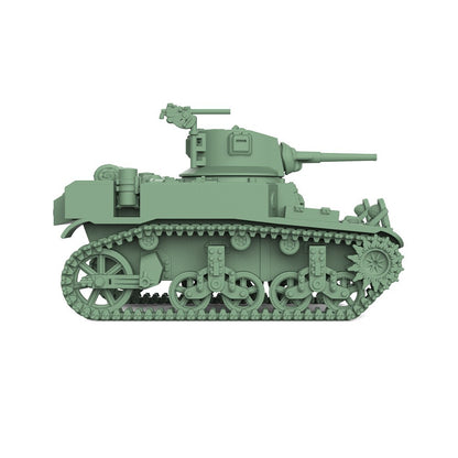 SSMODEL SS505 1/200/350/700 Military Model Kit US M3A1 Stuart Light Tank