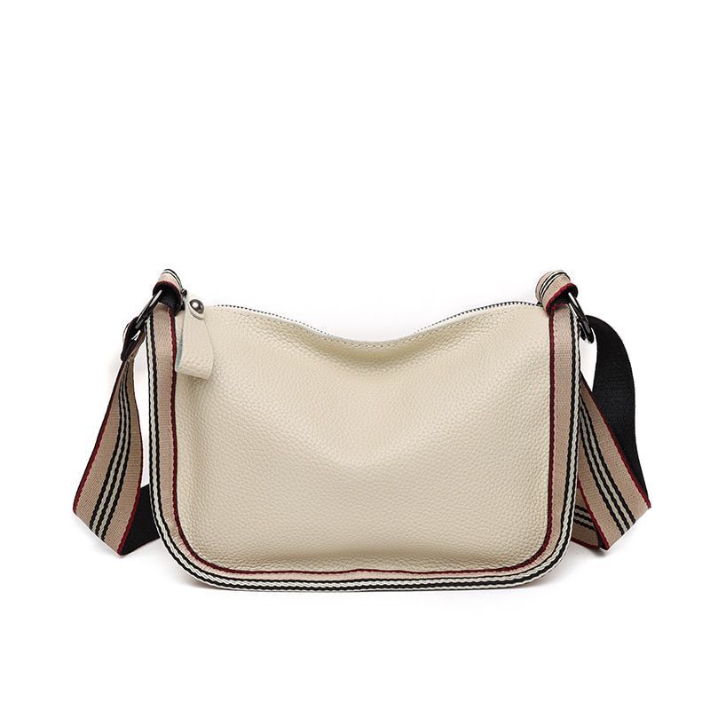 Genuine Leather Handbags Cowhide Shoulder Bags Fashion Crossbody Purse Polyester
