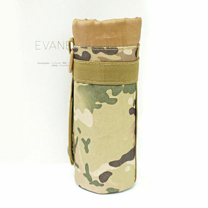 Hunting Water Bottle Bag Kettle Pouch Holder Camping Bag for Tactical Backpack