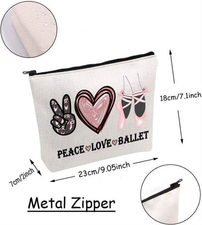 Polyester Custom Design Wristlets Cosmetic Makeup Bag Zipper Storage 23*18*7 CM