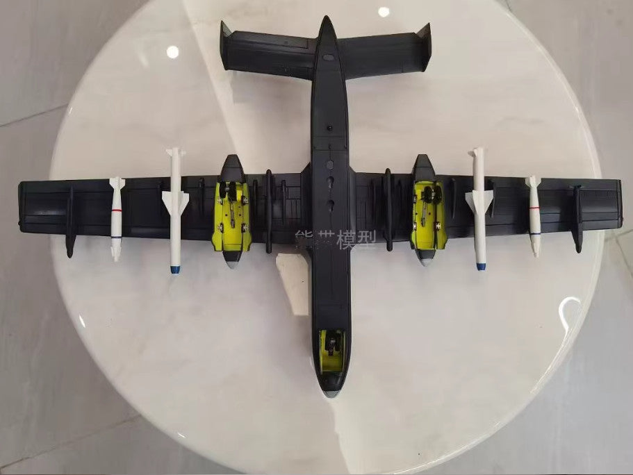 1:45 56CM Unmanned Aerial Vehicle SS-UAV Fighter Diecast Military Aircraft Model
