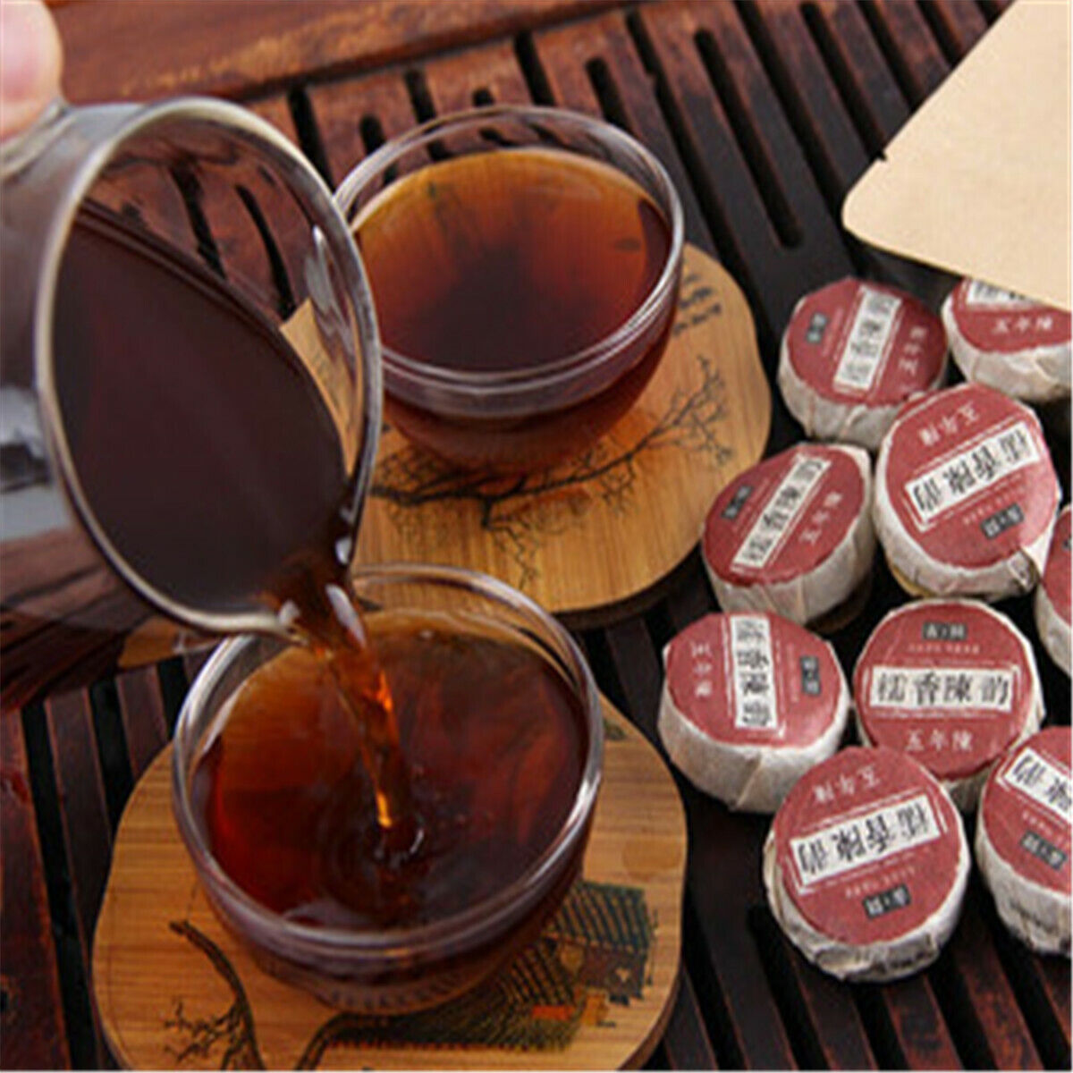 Yunnan Glutinous Rice taste Puer Tea Puer 50gMini Cooked Tuocha about8~10 pcs