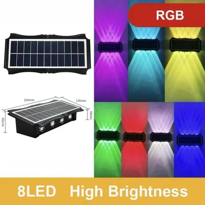 Solar String Lights Outdoor Waterproof – 50m RGB & Warm