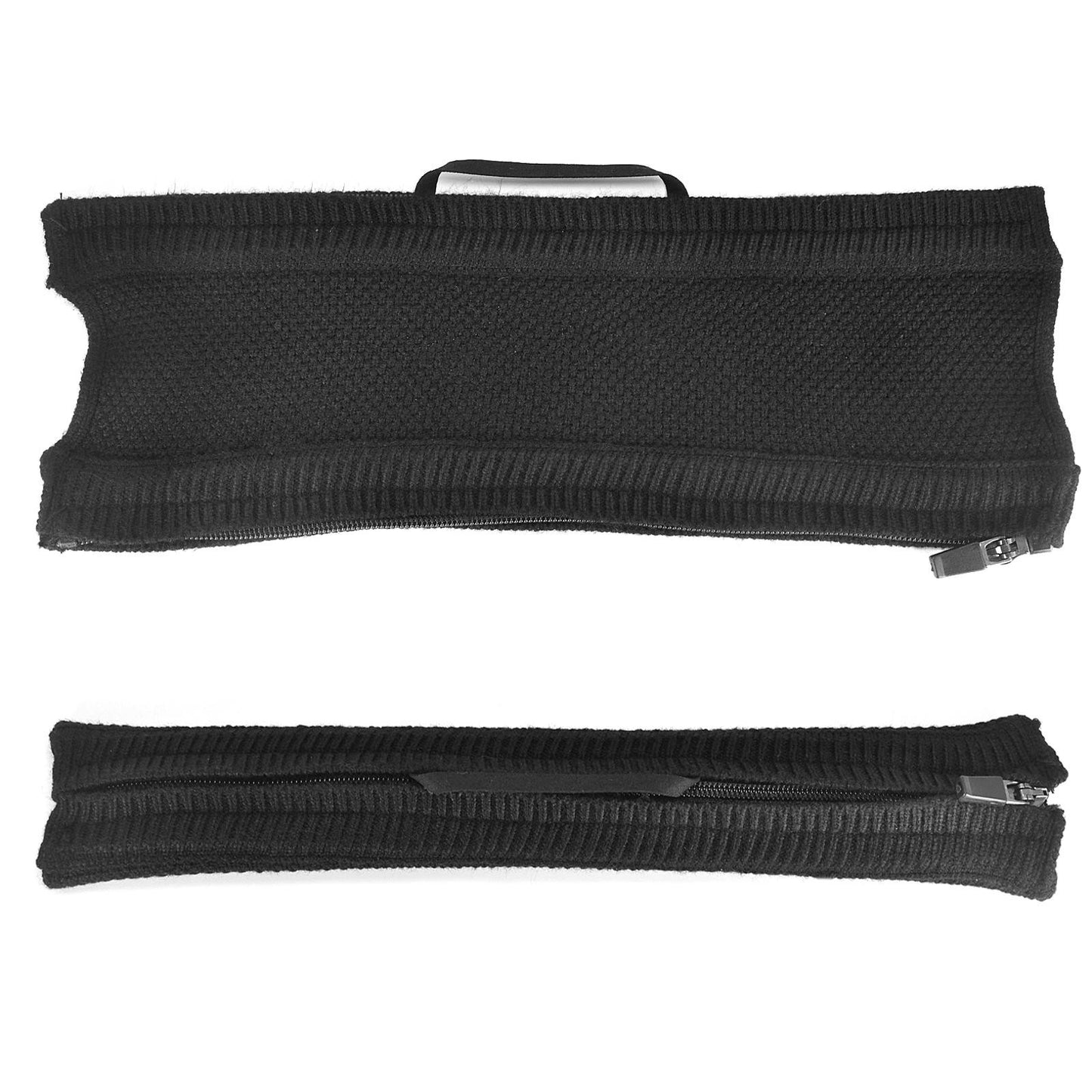 Black Universal Knitted Headaband Sleeve Pad Cushion Cover Headset Replacement k