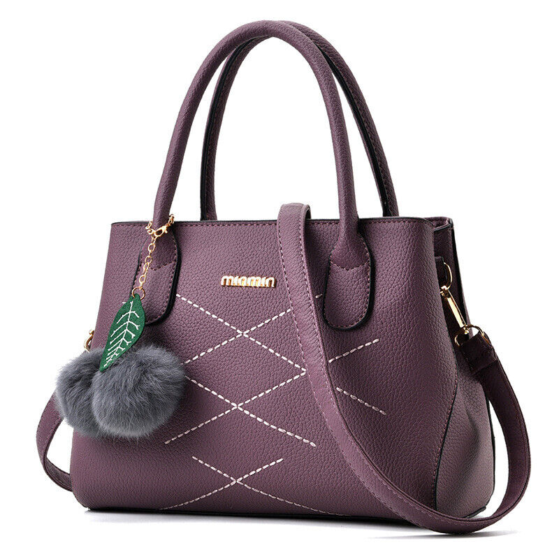 Hot Womens Lady PU Leather Handbag Shoulder Bag Purse Tote Messenger Satchel Bag