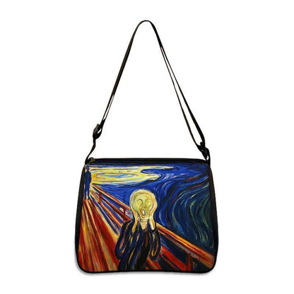 Famous Paintings Handbag Women Shoulder Bags Shopping Bag Canvas Pouch Zipper