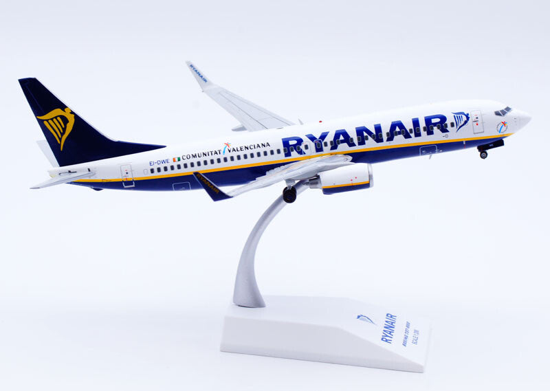 1:200 JC Wings RYANAIR BOEING B737-800 Passenger Airplane Diecast Aircraft Model