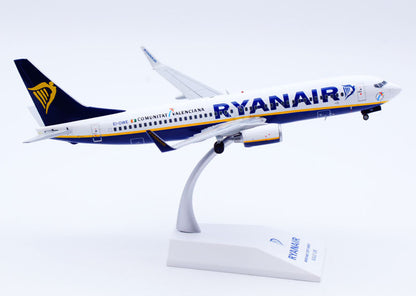 1:200 JC Wings RYANAIR BOEING B737-800 Passenger Airplane Diecast Aircraft Model