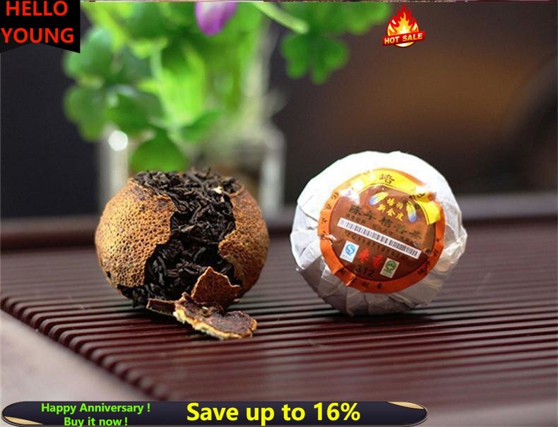 Tangerine peel Packaging Puerh 250g Yunnan Tea Pu'er tea Orange Puer cooked tea