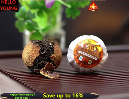Tangerine peel Packaging Puerh 250g Yunnan Tea Pu'er tea Orange Puer cooked tea