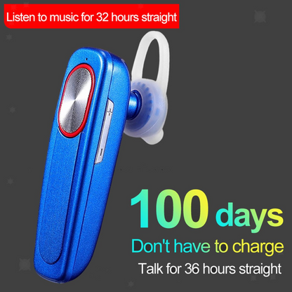 Wireless Bluetooth 5.0 Earpiece Headset Driving Trucker Earbuds Noise Cancelling
