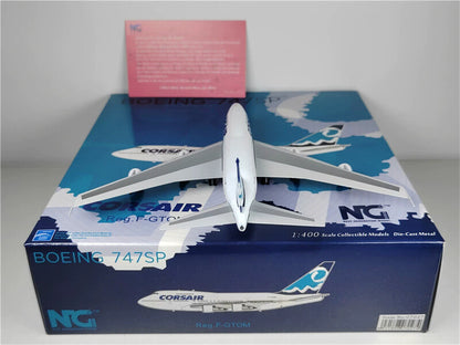 NG Model CORSAir for Boeing B747SP F-GTOM 1:400 Aircraft Pre-built Model