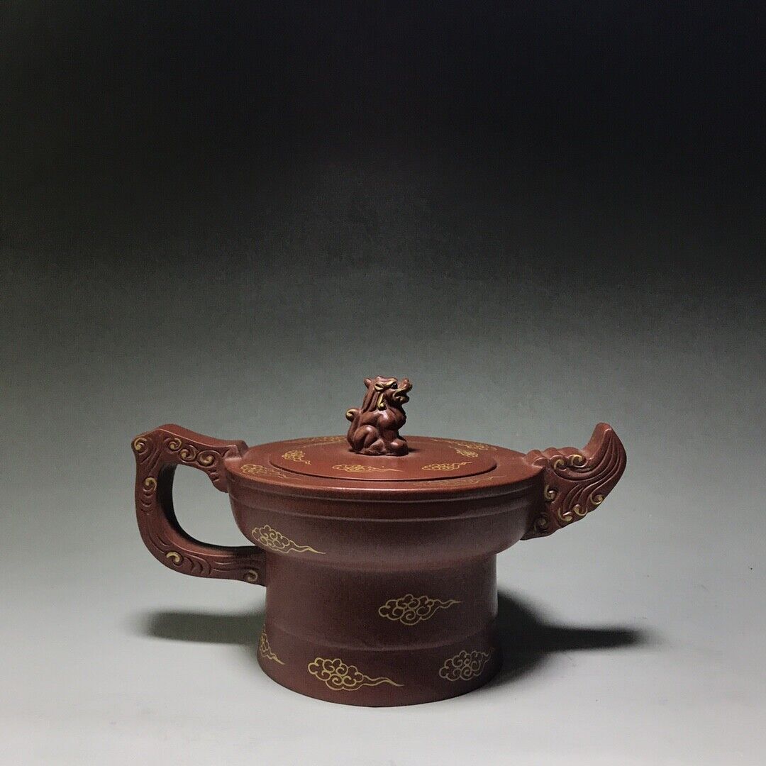 Chinese Yixing Zisha Clay Handmade Exquisite Teapot （中华至尊 底款：郝彤彤）