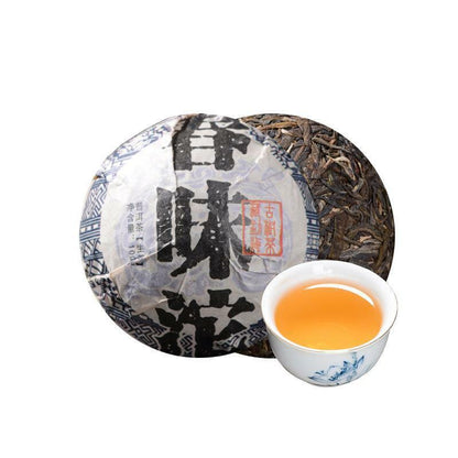 Pu'er Green Tea Healthy Drink 500g Natural Pu-Erh Raw Tuocha Bamboo Shoot Husk