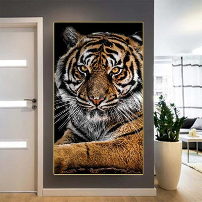 Animals Canvas Painting Tiger Canvas Wall Art Home Decor Posters Prints Pictures