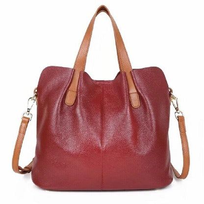 Genuine Leather Women's Bag Handbags Tote Messenger Shoulder Cossbody Bags