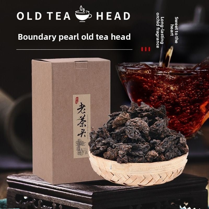 500g Puerh Ripe Tea Lao Cha Tou Yunnan Pu'er Cooked Tea Old Tree Puer Black Tea