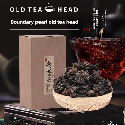 500g Puerh Ripe Tea Lao Cha Tou Yunnan Pu'er Cooked Tea Old Tree Puer Black Tea