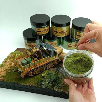 Artificial Grass 260ml Resin Static Fairy Garden Miniature Landscape Table Model