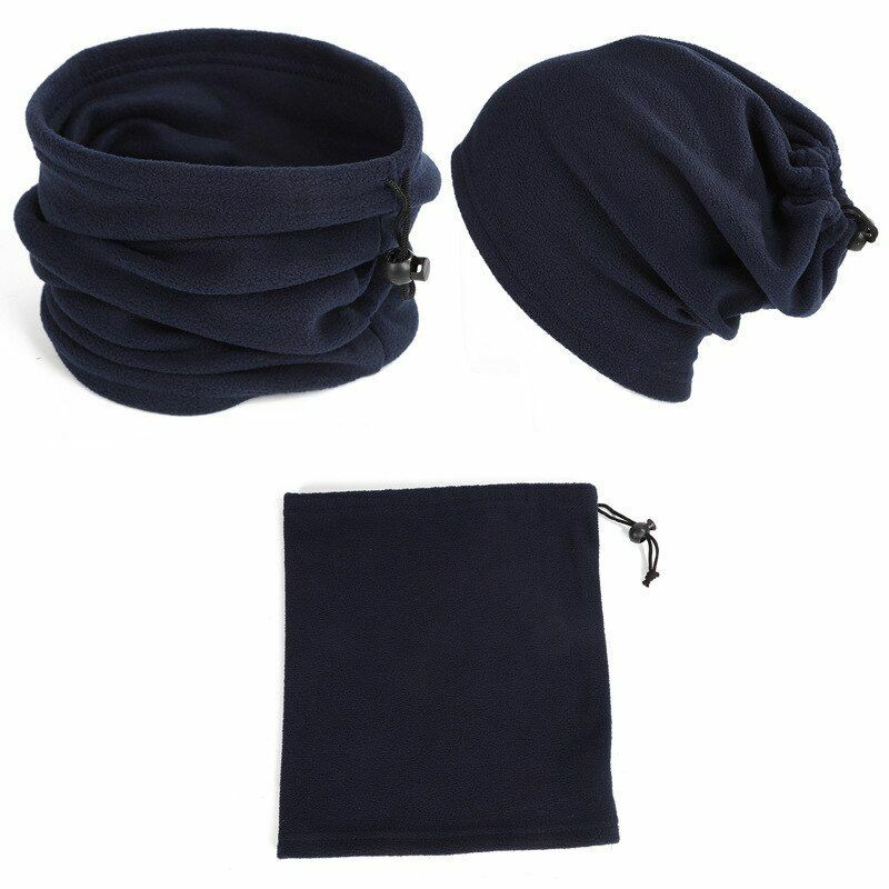 Polar Fleece Neck Tube Skating Running Sport Face Scarf Camping Hiking 26*29 CM