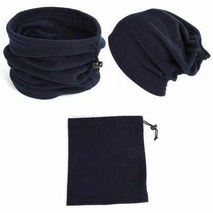 Polar Fleece Neck Tube Skating Running Sport Face Scarf Camping Hiking 26*29 CM
