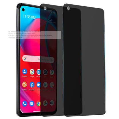 For Moto G Stylus 5G (2021) Privacy Tempered Glass Anti-Spy Screen Protector