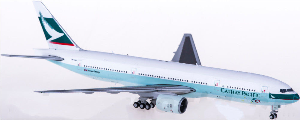 1:400 Kai Tak Wings Cathay Pacific B777-200 Passenger Airplane Diecast Model