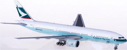 1:400 Kai Tak Wings Cathay Pacific B777-200 Passenger Airplane Diecast Model