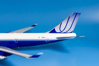 1:200 35CM JC Wings UNITED BOEING 747-400 Passenger Plane Diecast Aircraft Model