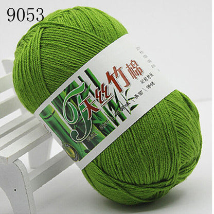 Hot Sale 50g Soft Bamboo Crochet Cotton Yarn Knitting Baby Knit Wool Yarn
