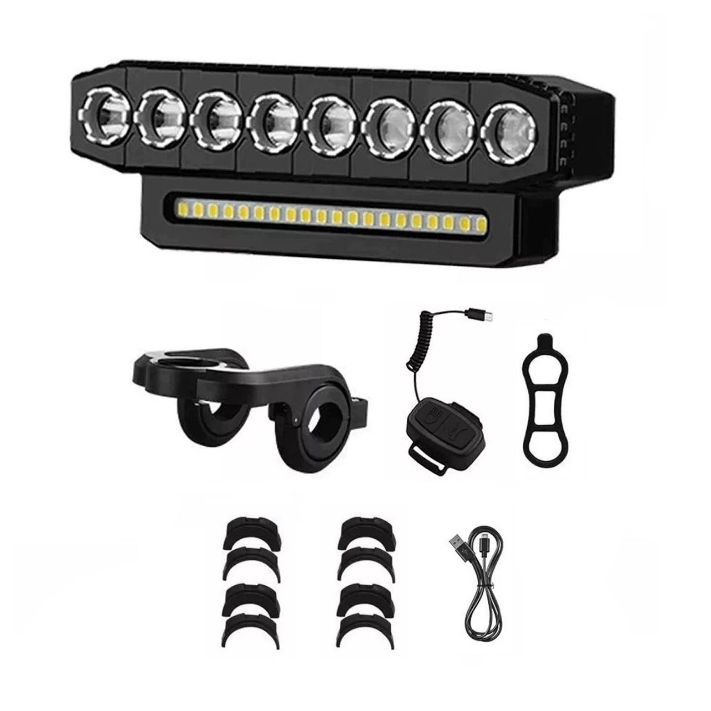 8*LED+20*SMD Lamp Core Bicycle Front Headlight Super Bright LED Bike Light