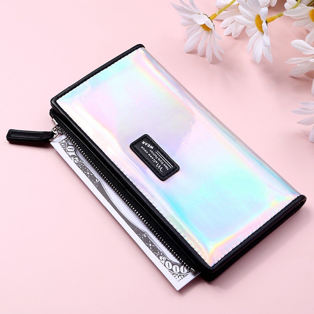 Fashion Women Wallets Zipper Long Coin Purse Money Bag Card Holder Ladies Clutch