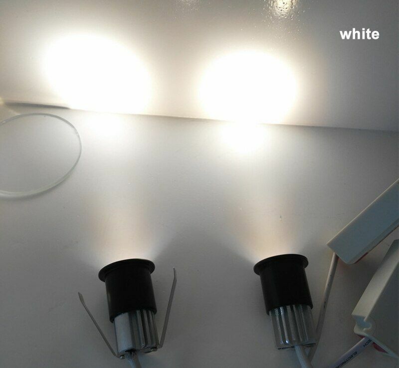 Mini LED Cabinet Light 3W 6W COB Downlight AC85V-265V Spot Lamp White Warm 28mm