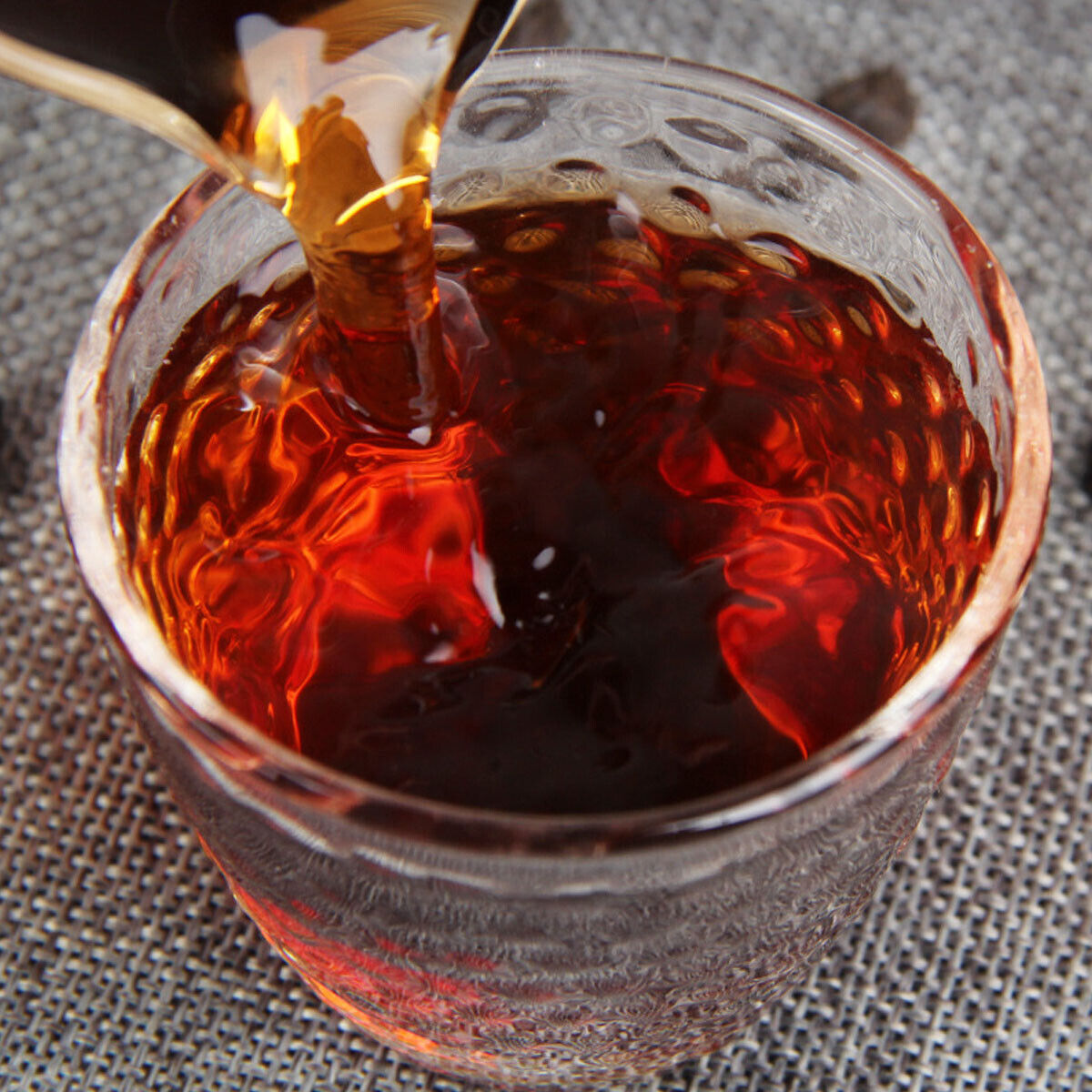 500g Yunnan Pu-erh Tea Glutinous Rice Fragrant Bamboo Basket Ripe Puer Tea Bulk