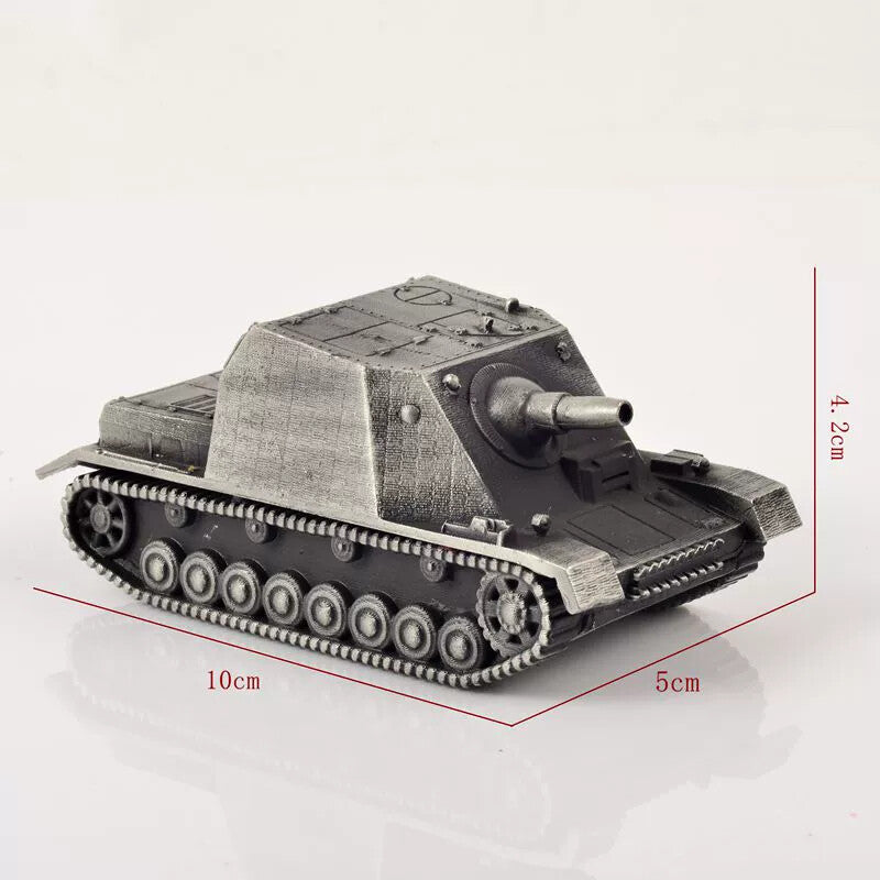 1/72 Wwii German Grizzly Tank Assault Gun Full Metal Finished Static Model
