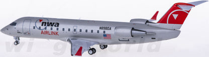 1:200 NG Model NWA AIRLINK Bombardier CRJ440 Passenger Airplane Diecast Model