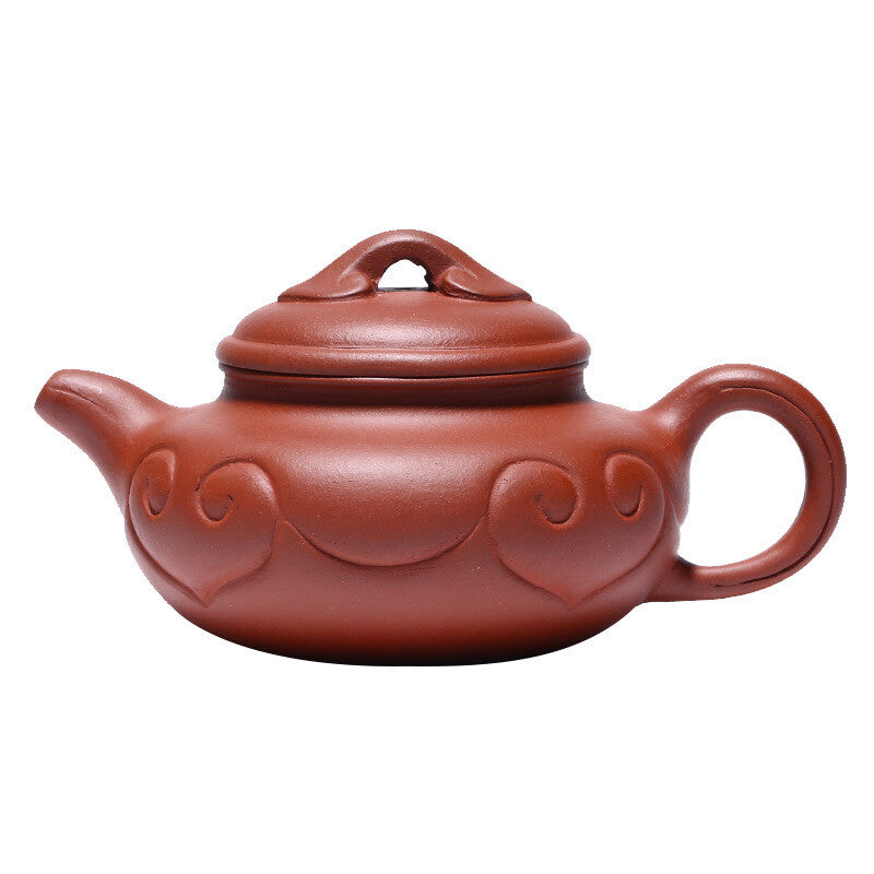 China Yixing Zisha Pottery Plain Cement Clay Handmade 250cc As One Wishes Teapot