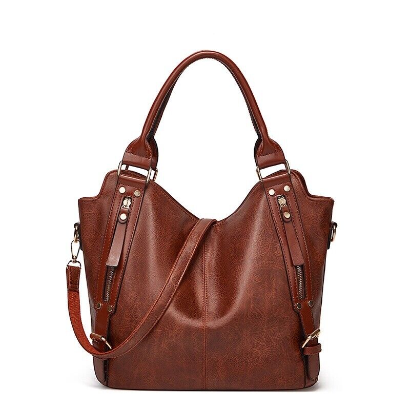 Women's Tote Hobo Crossbody Purse Leather Shoulder Bag Women Handbag Wallet