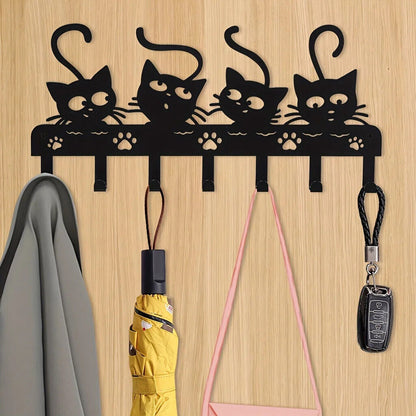 Multi-Purpose Cat Hooks - Keys, Clothes, Towels,Decorative Hooks Towel Rack