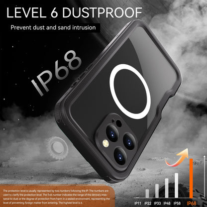 Design 360 Protection Shockproof IP68 Waterproof Phone case forIPhone16promax