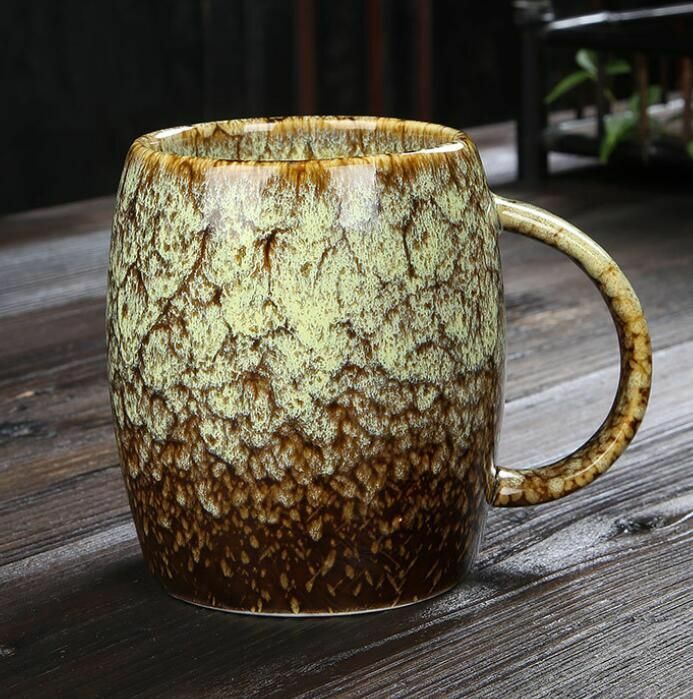 Creative Mugs 400ml Large Capacity Ceramic Coffee Tea Cups Couple Japanese-Style
