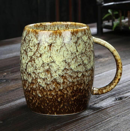Creative Mugs 400ml Large Capacity Ceramic Coffee Tea Cups Couple Japanese-Style