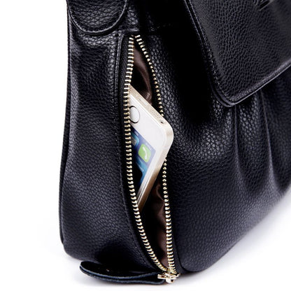 Genuine Leather Handbags Casual Shoulder Bags Messenger Crossbody Bag Travel Bag