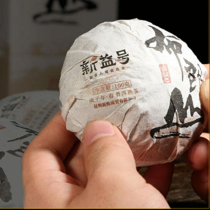 500g 200 Years Old Tree Tuo Cha Ripe Pu-erh Tea Xin Yi Hao Bulang Mountain Puerh