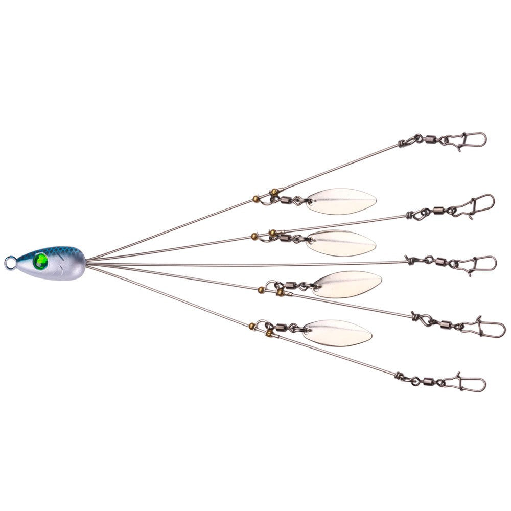 Umbrella Alabama Rig 4 Blades 5 Arms Alabama Rig Bass Fishing Lure Bait Tool Lot